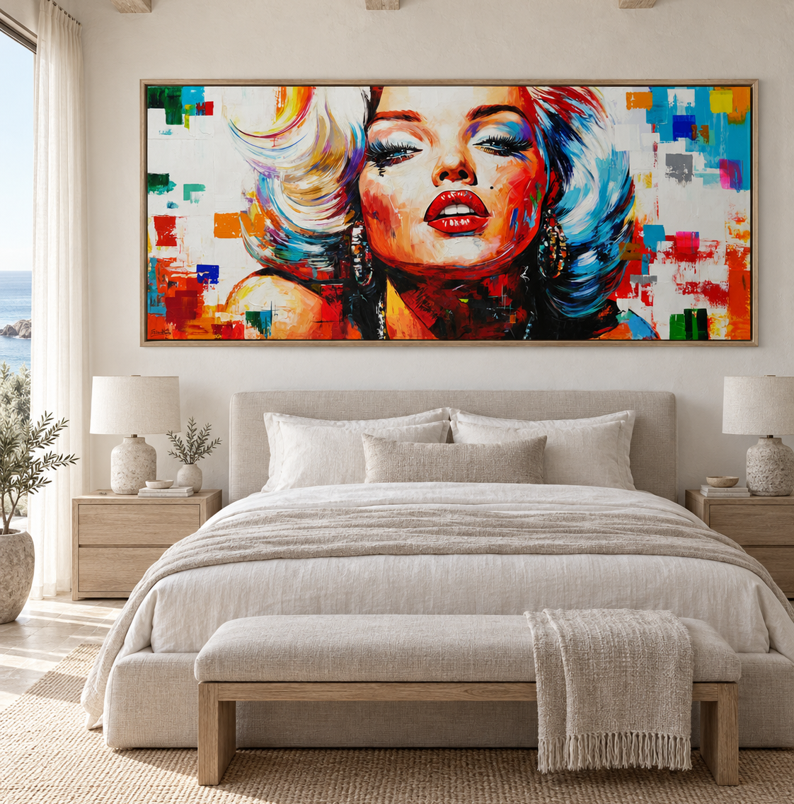 Hot Stuff 270cm x 120cm FRAME INC Textured Abstract Realism Painting