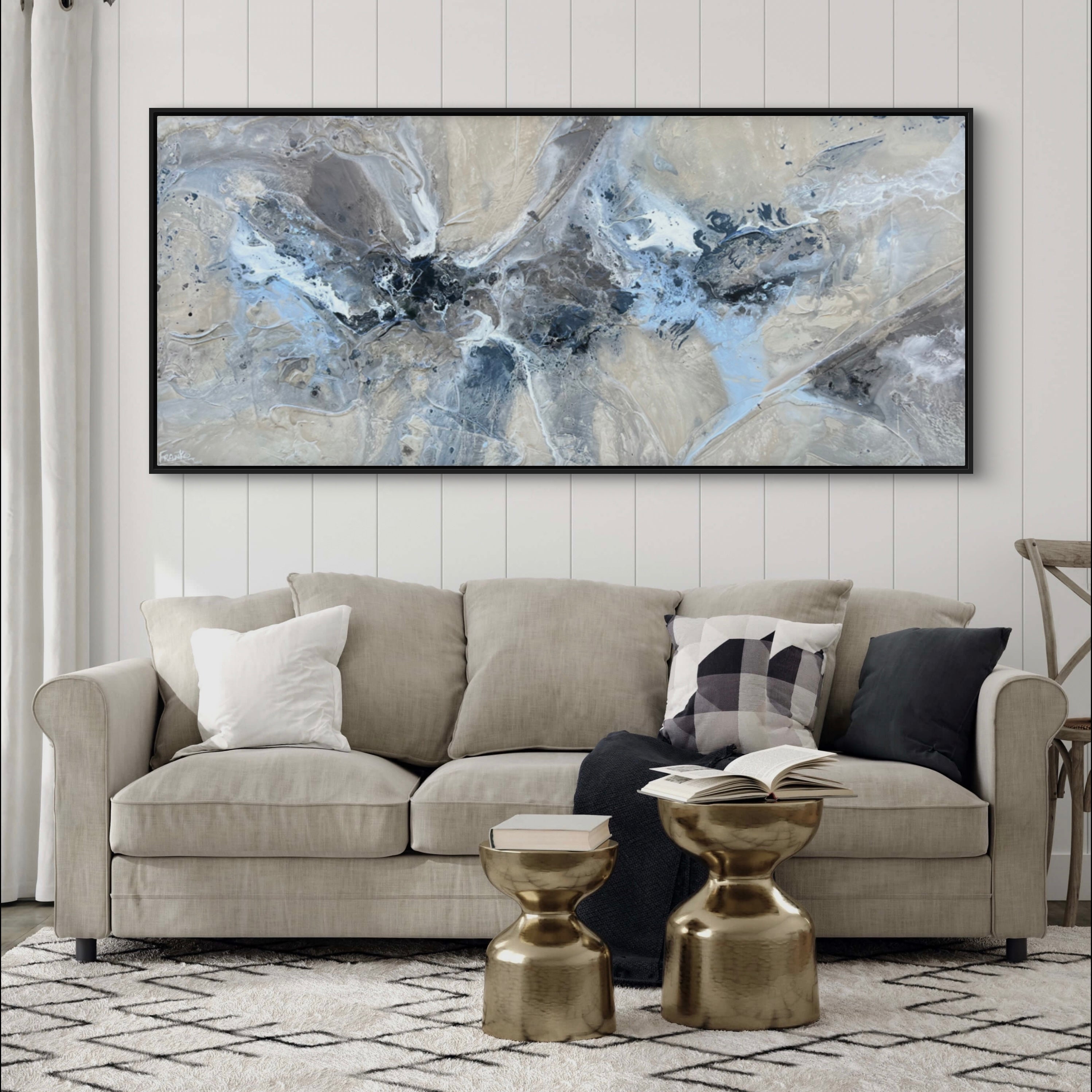 update alt-text with template Powder 180cm x 80cm Malt Powder Blue Textured Abstract Painting (SOLD)-Abstract-[Franko_Artist]-[The_Block]-[Dream_Homes]-[ideas]- [Grand_Designs]-Franklin Art Studio
