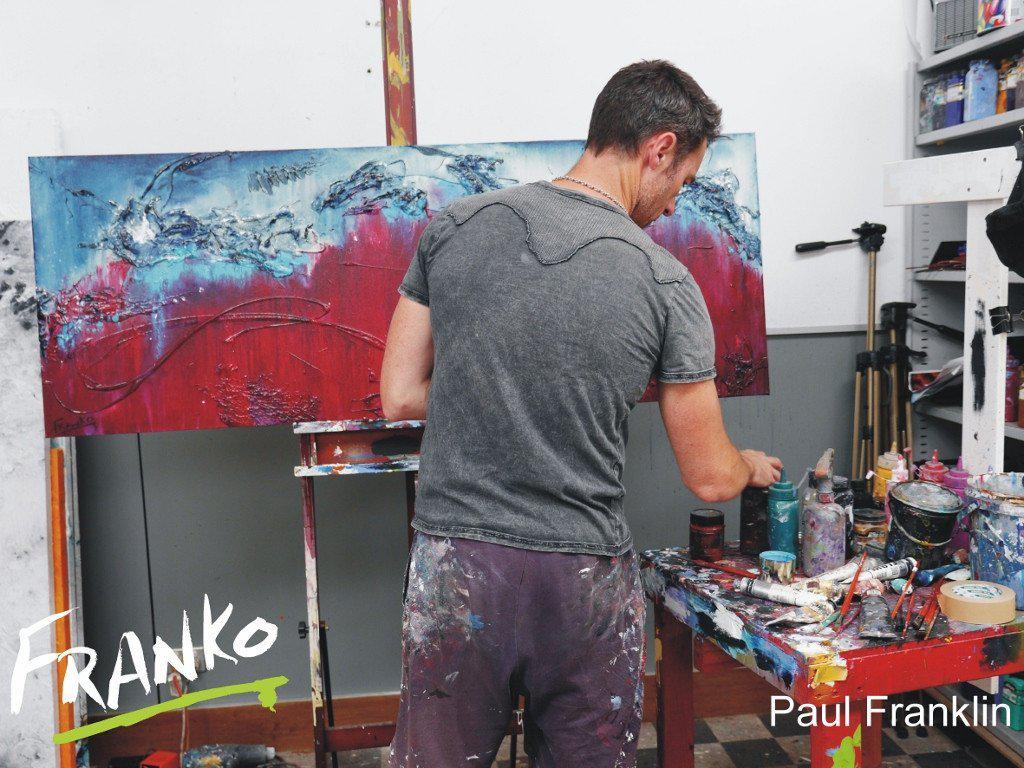 Against The World 160cm x 60cm Abstract Painting Red-abstract-[Franko_Artist]-[The_Block]-[Dream_Homes]-[ideas]- [Grand_Designs]-Franklin Art Studio