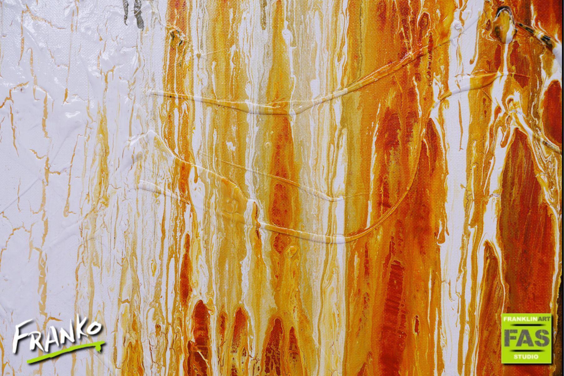 Australian Sienna Depths 75cm x 100cm Sienna Abstract Painting (SOLD)