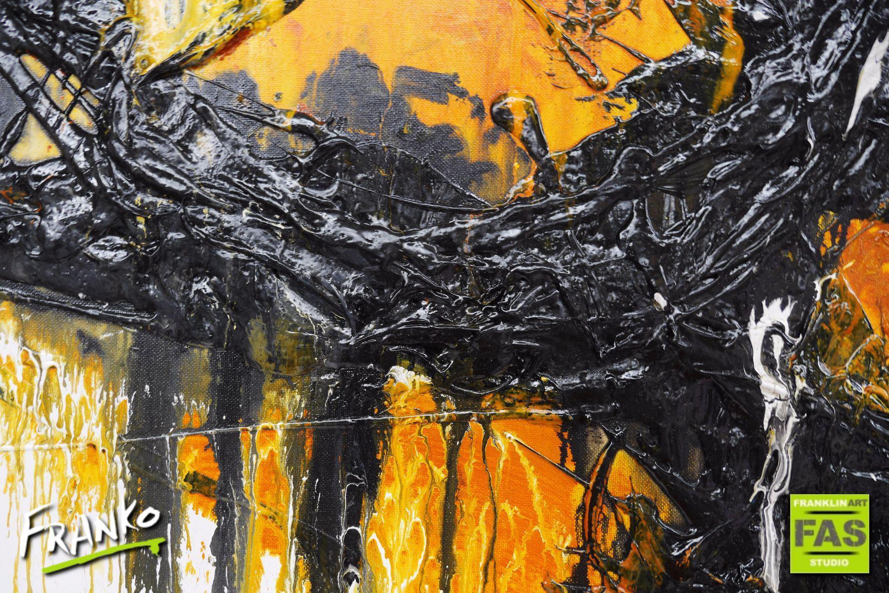 Australian Sienna Depths 75cm x 100cm Sienna Abstract Painting (SOLD)