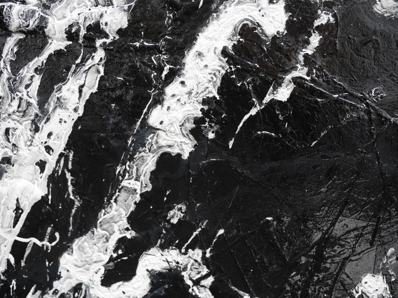 Be Inspired! Abstract Black (SOLD)-abstract-[Franko]-[Artist]-[Australia]-[Painting]-Franklin Art Studio