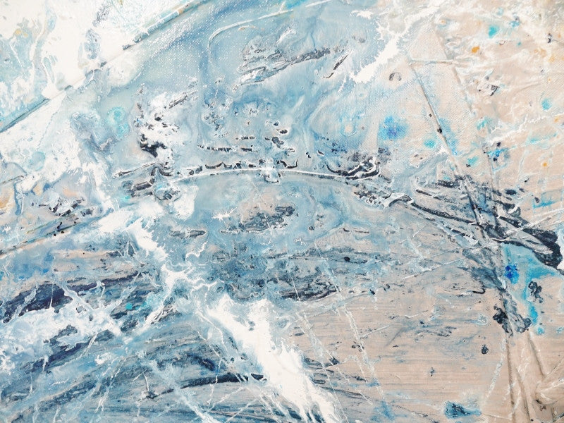 Be Inspired! Abstract Blue Creme (SOLD)-abstract-[Franko_Artist]-[The_Block]-[Dream_Homes]-[ideas]-[Grand_Designs]-[Art_Lover]-Franklin Art Studio