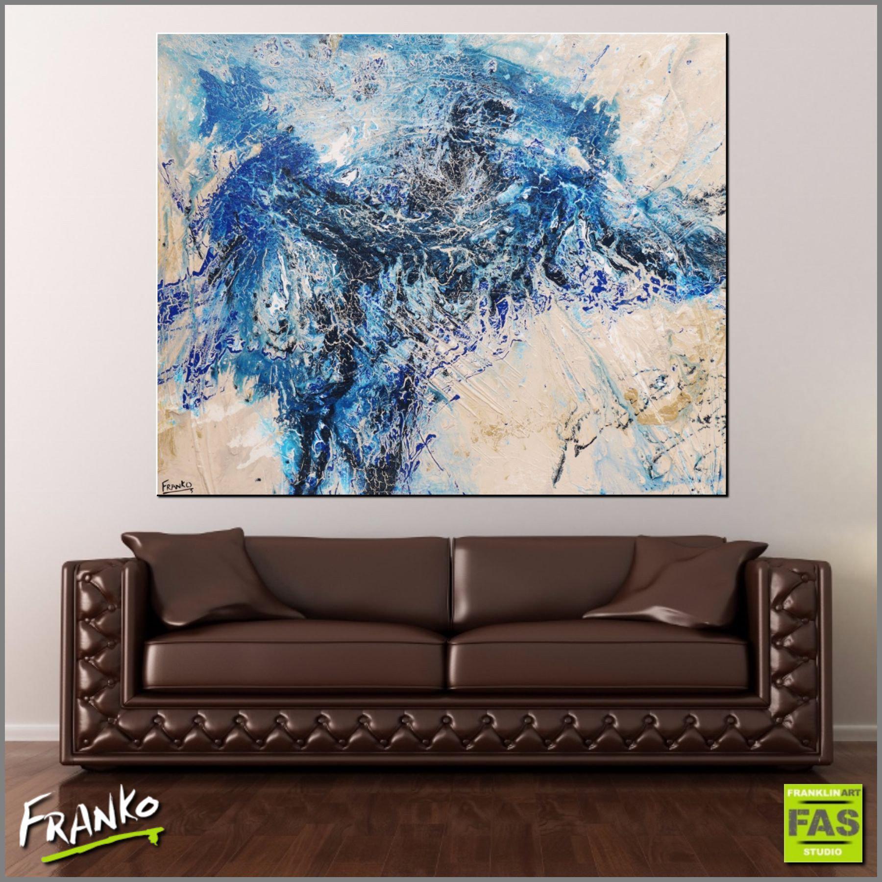 Be Inspired! Abstract Blue Creme (SOLD)-abstract-[Franko_Artist]-[Australian_artist]-[Gold_Coast]-[Brisbane]-[modern]-[contemporary]-[original]-[Large_artwork]-[The_Block]-[Dream_Homes]-[ideas]-[Grand_Designs]-[Art_Lover]-Franklin Art Studio