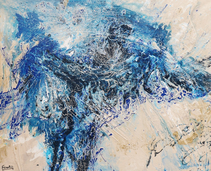 Be Inspired! Abstract Blue Creme (SOLD)-abstract-[Franko_Artist]-[Australian_artist]-[Gold_Coast]-[Brisbane]-[modern]-[contemporary]-[original]-[Large_artwork]-Franklin Art Studio