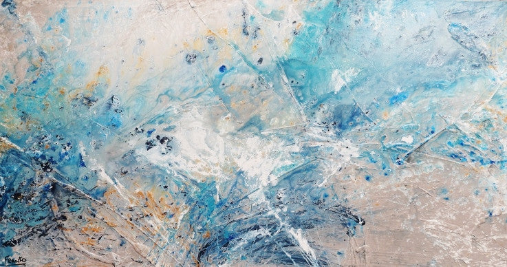 Be Inspired! Abstract Blue Creme (SOLD)-abstract-[Franko_Artist]-[Australian_artist]-[Gold_Coast]-[Brisbane]-[modern]-[contemporary]-[original]-[Large_artwork]-Franklin Art Studio