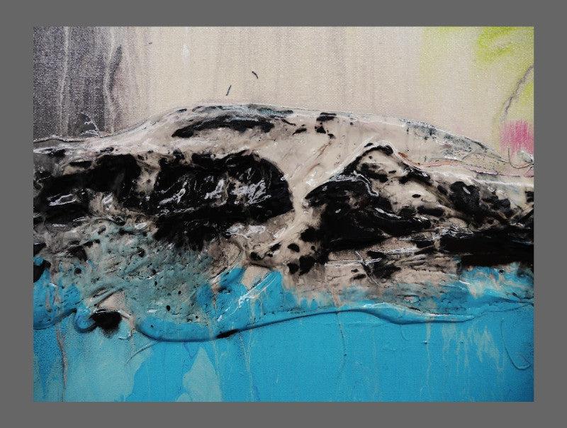 Be Inspired! Abstract Blue Pink (SOLD)-abstract-[Franko_Artist]-[The_Block]-[Dream_Homes]-[ideas]- [Grand_Designs]-Franklin Art Studio