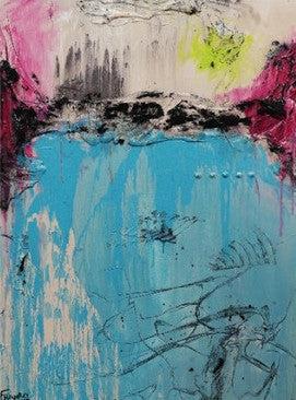 Be Inspired! Abstract Blue Pink (SOLD)-abstract-[Franko_Artist]-[Australian_artist]-[Gold_Coast]-[Brisbane]-[modern]-[contemporary]-[original]-[Large_artwork]-Franklin Art Studio