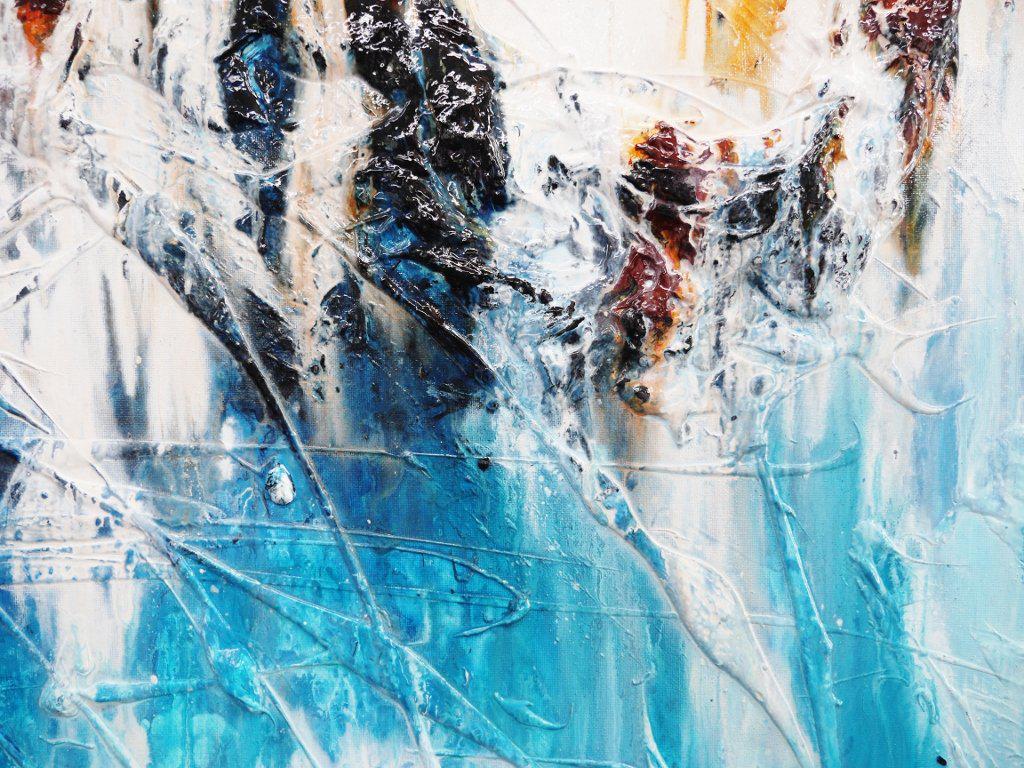 Be Inspired! Abstract Blue Rust (SOLD)-abstract-[Franko_Artist]-[The_Block]-[Dream_Homes]-[ideas]-[Grand_Designs]-[Art_Lover]-Franklin Art Studio