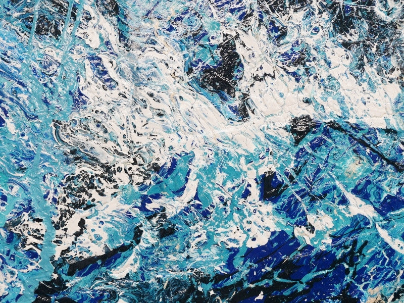 Be Inspired! Abstract Blue (SOLD)-abstract-[Franko_Artist]-[The_Block]-[Dream_Homes]-[ideas]- [Grand_Designs]-Franklin Art Studio