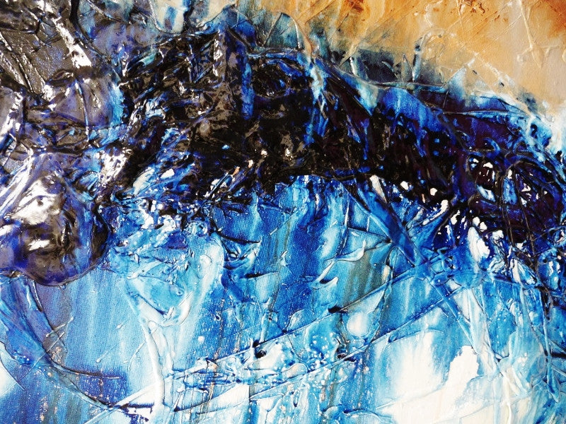 Be Inspired! Abstract Blue (SOLD)-abstract-[Franko_Artist]-[The_Block]-[Dream_Homes]-[ideas]- [Grand_Designs]-Franklin Art Studio