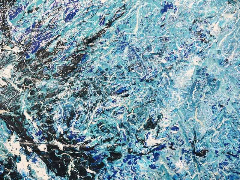 Be Inspired! Abstract Blue (SOLD)-abstract-[Franko]-[Artist]-[Australia]-[Painting]-Franklin Art Studio
