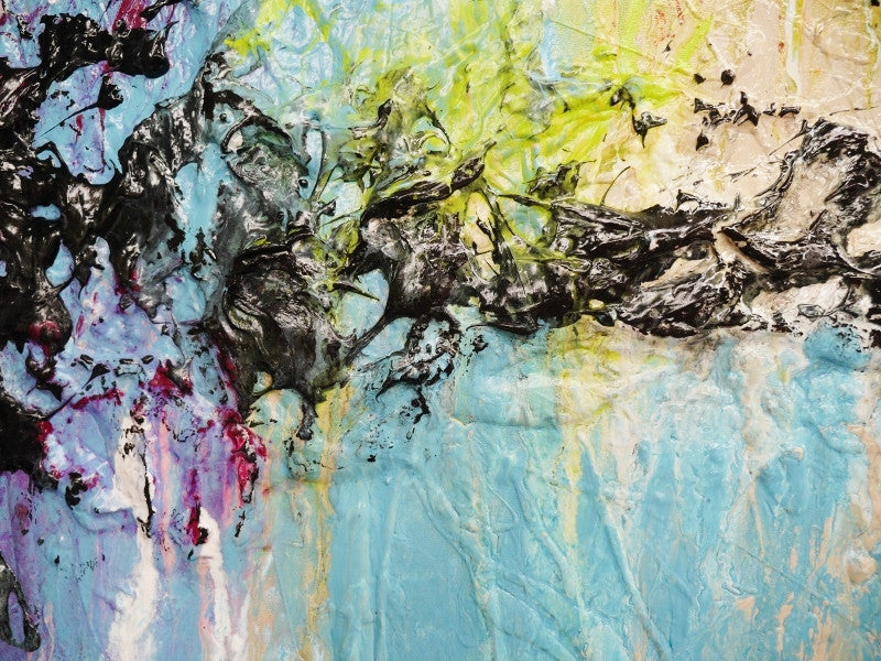 Be Inspired! Abstract Blue (SOLD)-abstract-[Franko]-[Artist]-[Australia]-[Painting]-Franklin Art Studio