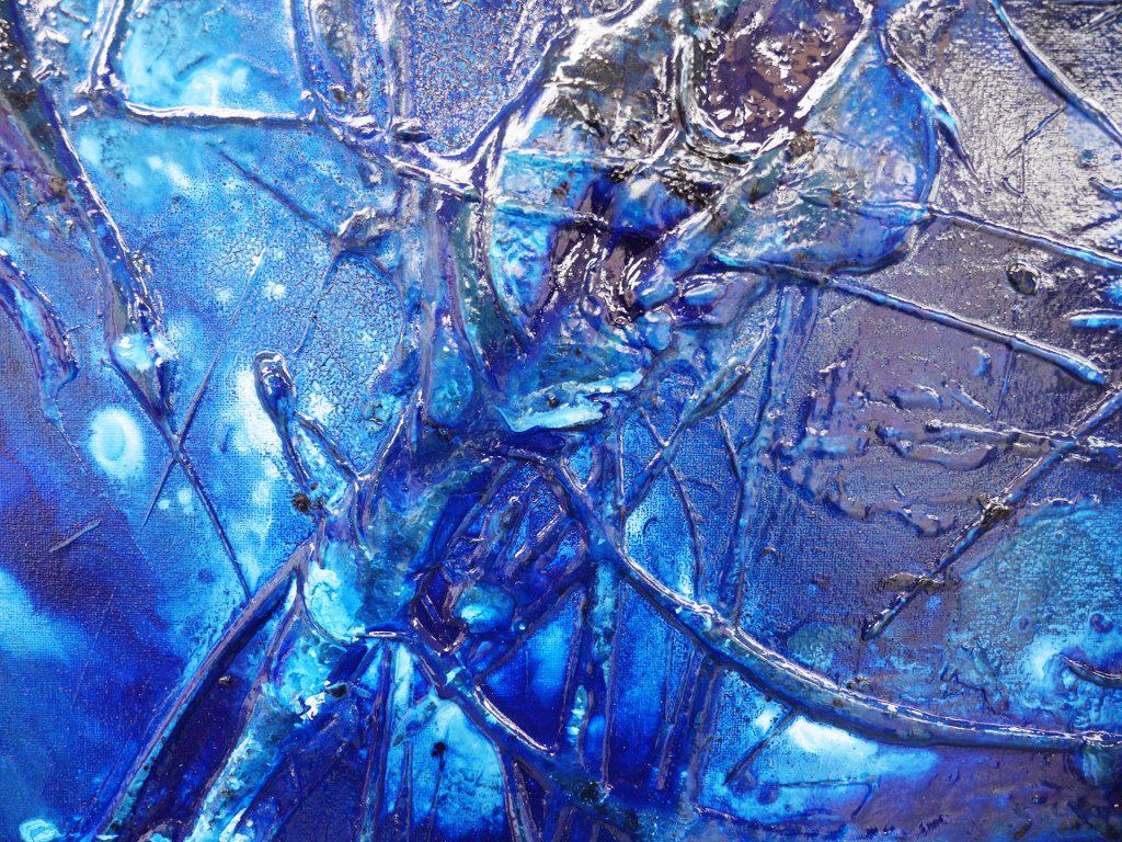 Be Inspired! Abstract Blue White (SOLD)-abstract-[Franko_Artist]-[The_Block]-[Dream_Homes]-[ideas]- [Grand_Designs]-Franklin Art Studio