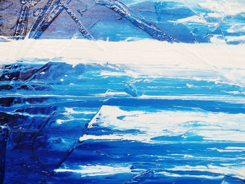Be Inspired! Abstract Blue White (SOLD)-abstract-[Franko_Artist]-[The_Block]-[Dream_Homes]-[ideas]-[Grand_Designs]-[Art_Lover]-Franklin Art Studio