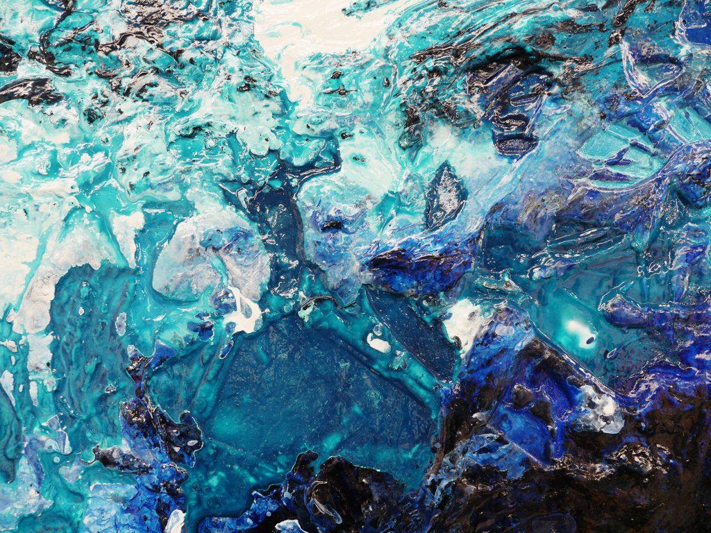 Be Inspired! Abstract Blue White (SOLD)-abstract-[Franko_Artist]-[The_Block]-[Dream_Homes]-[ideas]-[Grand_Designs]-[Art_Lover]-Franklin Art Studio