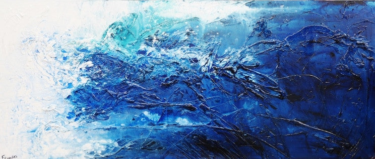 Be Inspired! Abstract Blue White (SOLD)-abstract-[Franko_Artist]-[Australian_artist]-[Gold_Coast]-[Brisbane]-[modern]-[contemporary]-[original]-[Large_artwork]-Franklin Art Studio