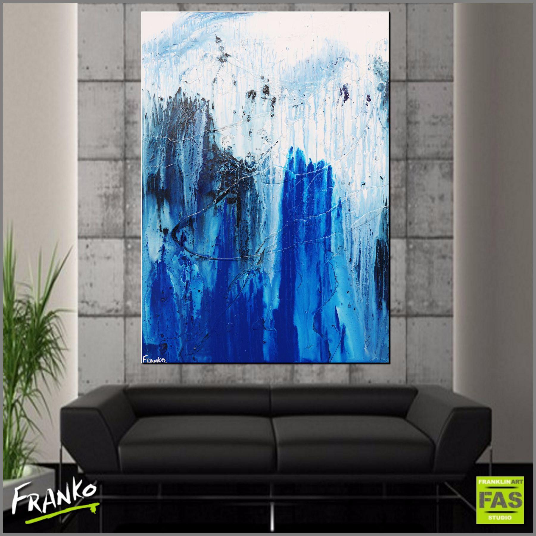 Be Inspired! Abstract Blue and White (SOLD)-abstract-[Franko_Artist]-[Australian_artist]-[Gold_Coast]-[Brisbane]-[modern]-[contemporary]-[original]-[Large_artwork]-[The_Block]-[Dream_Homes]-[ideas]-[Grand_Designs]-[Art_Lover]-Franklin Art Studio