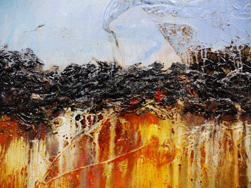 Be Inspired! Abstract Blue orange (SOLD)-abstract-[Franko_Artist]-[The_Block]-[Dream_Homes]-[ideas]-[Grand_Designs]-[Art_Lover]-Franklin Art Studio