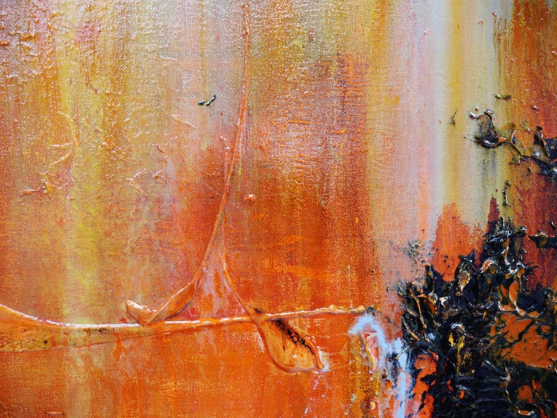Be Inspired! Abstract Blue orange (SOLD)-abstract-[Franko]-[Artist]-[Australia]-[Painting]-Franklin Art Studio