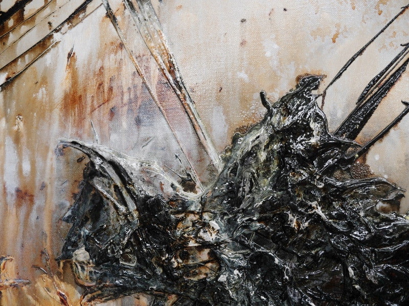 Be Inspired! Abstract Brown (SOLD)-abstract-[Franko]-[Artist]-[Australia]-[Painting]-Franklin Art Studio