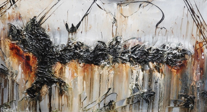 Be Inspired! Abstract Brown (SOLD)-abstract-[Franko_Artist]-[Australian_artist]-[Gold_Coast]-[Brisbane]-[modern]-[contemporary]-[original]-[Large_artwork]-Franklin Art Studio