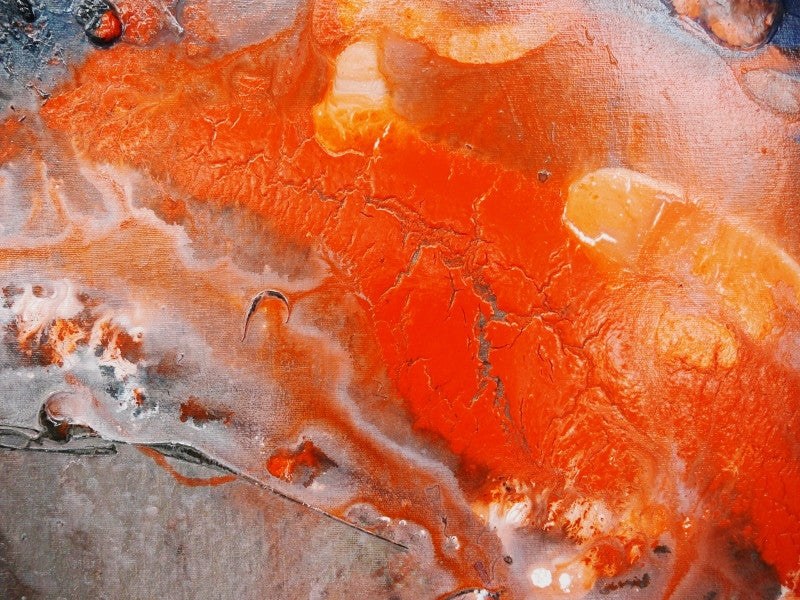 Be Inspired! Abstract Brown, blue and orange (SOLD)-abstract-[Franko_Artist]-[The_Block]-[Dream_Homes]-[ideas]- [Grand_Designs]-Franklin Art Studio