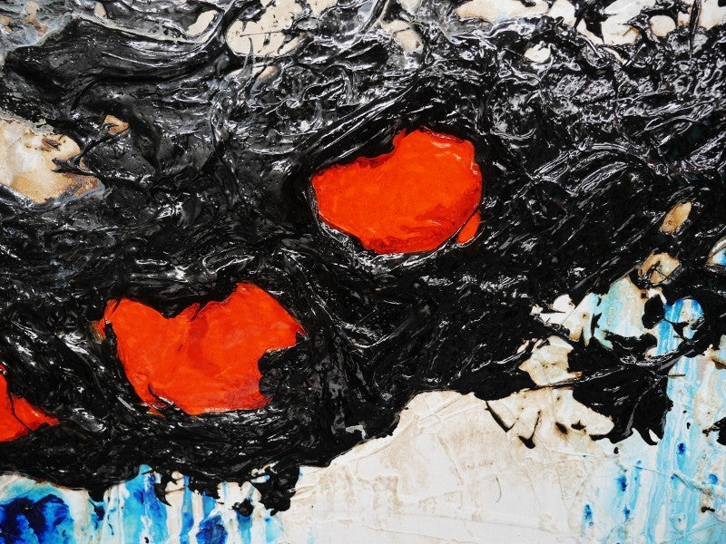 Be Inspired! Abstract Burnt Orange (SOLD)-abstract-[Franko_Artist]-[The_Block]-[Dream_Homes]-[ideas]- [Grand_Designs]-Franklin Art Studio