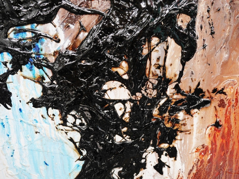 Be Inspired! Abstract Burnt Orange (SOLD)-abstract-[Franko_Artist]-[The_Block]-[Dream_Homes]-[ideas]-[Grand_Designs]-[Art_Lover]-Franklin Art Studio