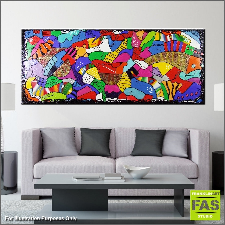 Be Inspired! Abstract Colourful (SOLD)-Abstract-[Franko_Artist]-[The_Block]-[Dream_Homes]-[ideas]- [Grand_Designs]-Franklin Art Studio