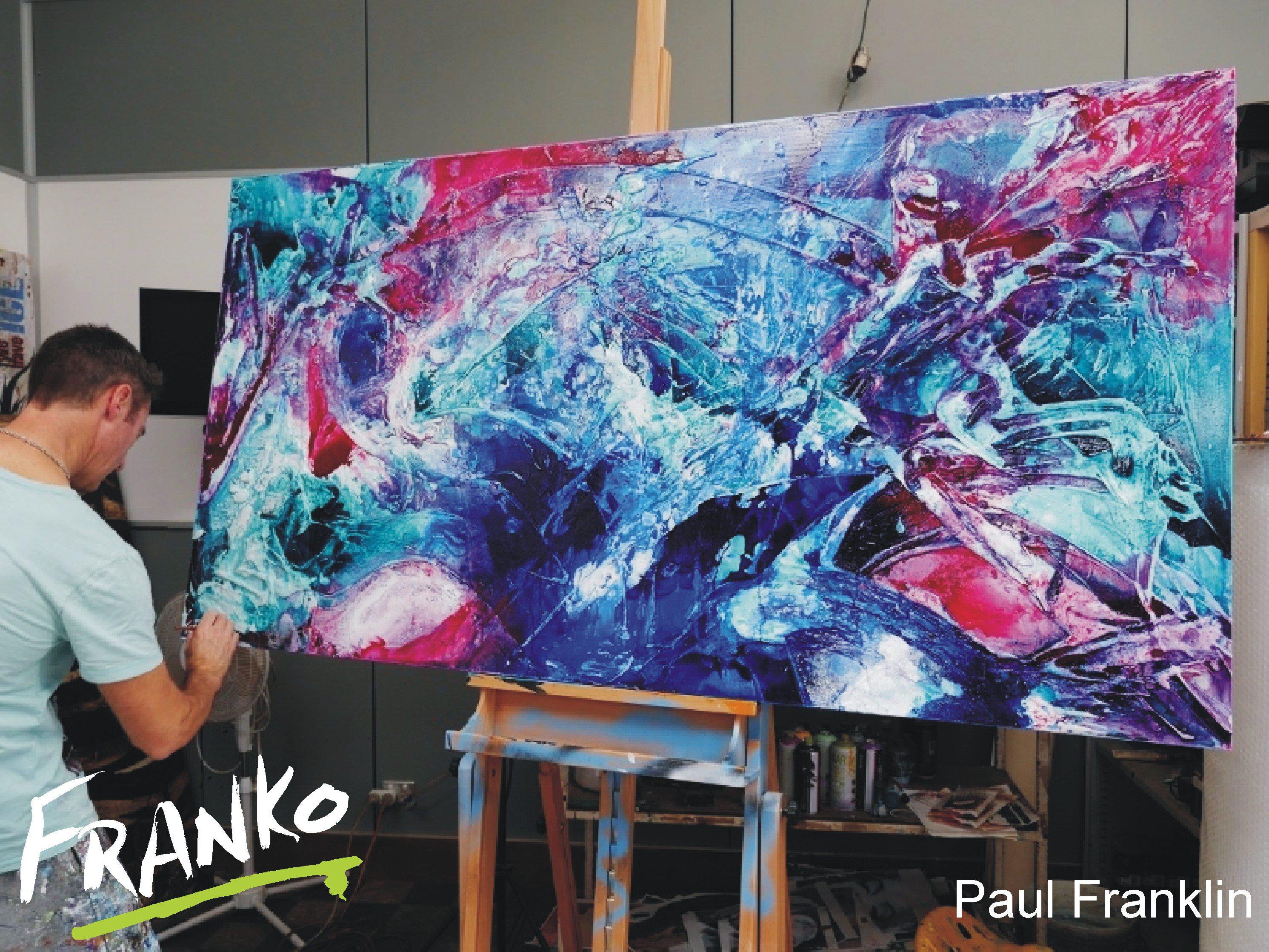 Be Inspired! Abstract Colourful (SOLD)-abstract-[Franko_Artist]-[The_Block]-[Dream_Homes]-[ideas]-[Grand_Designs]-[Art_Lover]-Franklin Art Studio