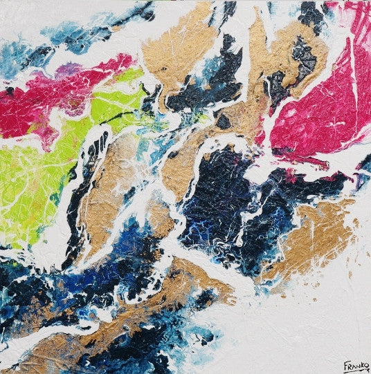 Be Inspired! Abstract Colourful (SOLD)-abstract-[Franko_Artist]-[Australian_artist]-[Gold_Coast]-[Brisbane]-[modern]-[contemporary]-[original]-[Large_artwork]-Franklin Art Studio