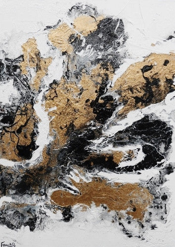 Be Inspired! Abstract Gold (SOLD)-abstract-[Franko_Artist]-[Australian_artist]-[Gold_Coast]-[Brisbane]-[modern]-[contemporary]-[original]-[Large_artwork]-Franklin Art Studio