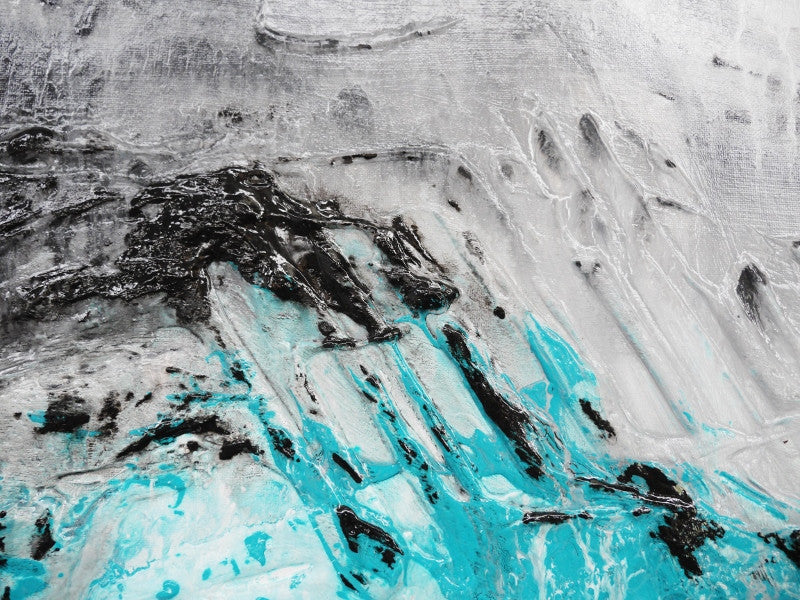 Be Inspired! Abstract Jade Grey (SOLD)-abstract-[Franko_Artist]-[The_Block]-[Dream_Homes]-[ideas]-[Grand_Designs]-[Art_Lover]-Franklin Art Studio