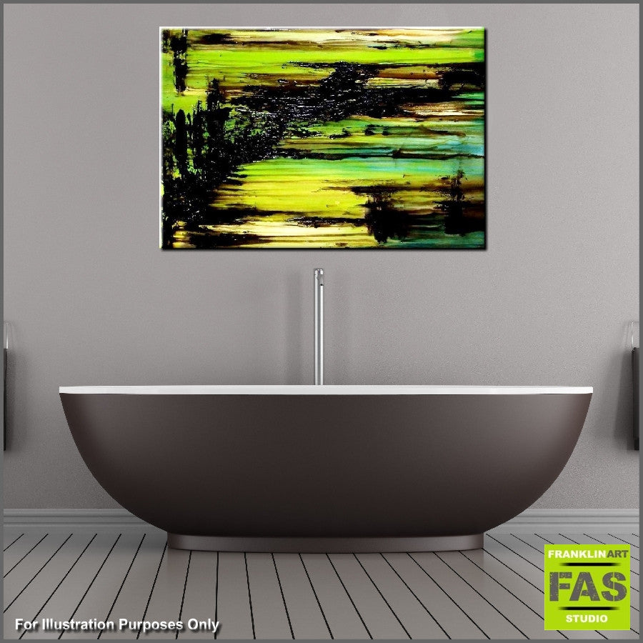 Be Inspired! Abstract Lime Green (SOLD)-Abstract-[Franko_Artist]-[Australian_artist]-[Gold_Coast]-[Brisbane]-[modern]-[contemporary]-[original]-[Large_artwork]-[The_Block]-[Dream_Homes]-[ideas]-[Grand_Designs]-[Art_Lover]-Franklin Art Studio