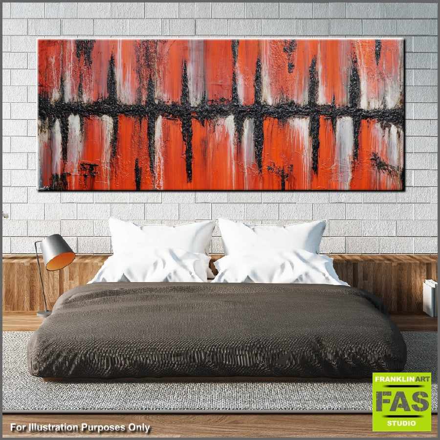 Be Inspired! Abstract Orange (SOLD)-Abstract-[Franko_Artist]-[The_Block]-[Dream_Homes]-[ideas]- [Grand_Designs]-Franklin Art Studio