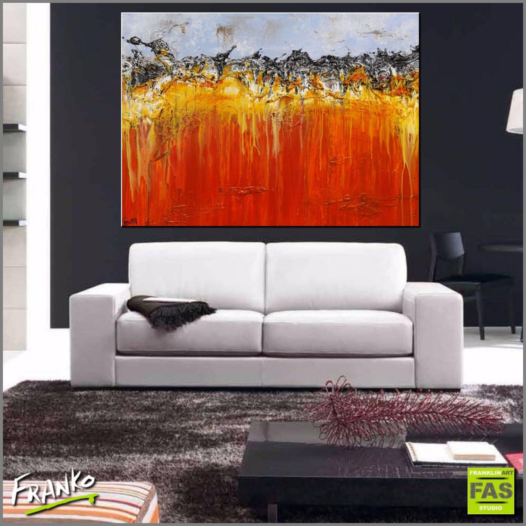 Be Inspired! Abstract Orange and Blue (SOLD)-abstract-[Franko_Artist]-[Australian_artist]-[Gold_Coast]-[Brisbane]-[modern]-[contemporary]-[original]-[Large_artwork]-[The_Block]-[Dream_Homes]-[ideas]-[Grand_Designs]-[Art_Lover]-Franklin Art Studio