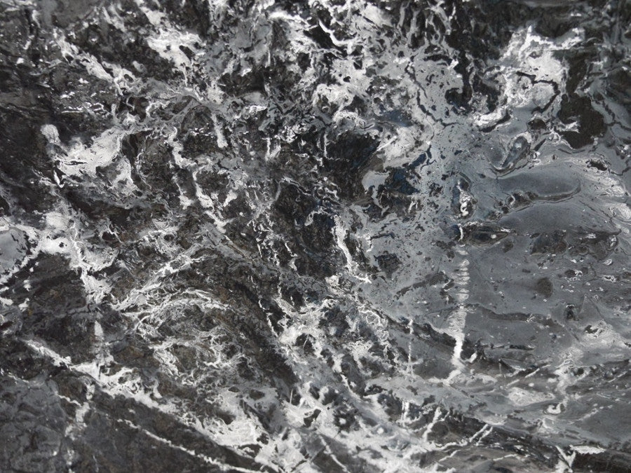Be Inspired! Abstract Painting Black (SOLD)