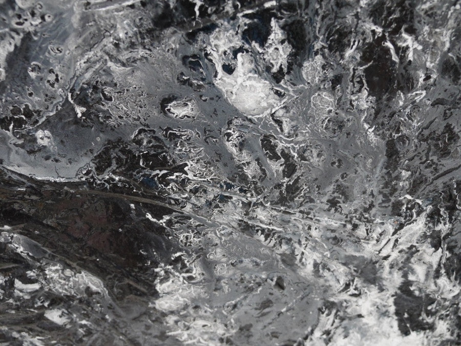 Be Inspired! Abstract Painting Black (SOLD)-abstract-[Franko]-[Artist]-[Australia]-[Painting]-Franklin Art Studio