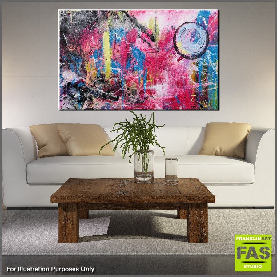 Be Inspired! Abstract Pink Blue Pastel (SOLD)-Abstract-[Franko_Artist]-[Australian_artist]-[Gold_Coast]-[Brisbane]-[modern]-[contemporary]-[original]-[Large_artwork]-[The_Block]-[Dream_Homes]-[ideas]-[Grand_Designs]-[Art_Lover]-Franklin Art Studio