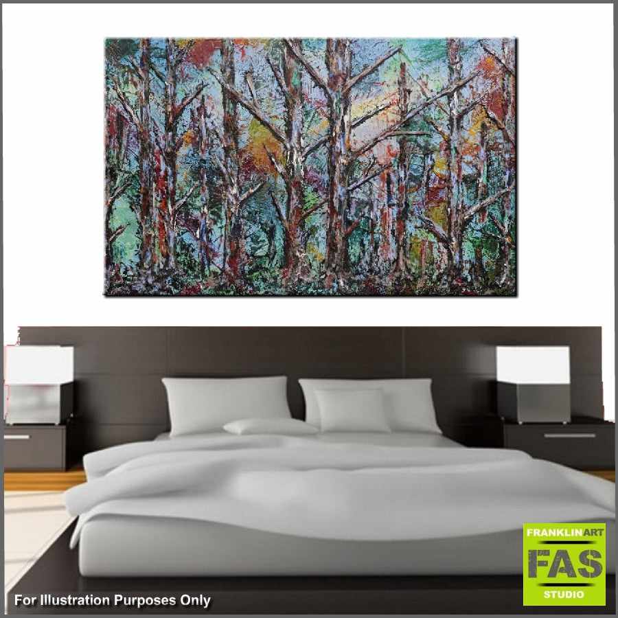 Be Inspired! Abstract Realism Autumn Landscape (SOLD)-abstract realism-[Franko_Artist]-[The_Block]-[Dream_Homes]-[ideas]- [Grand_Designs]-Franklin Art Studio