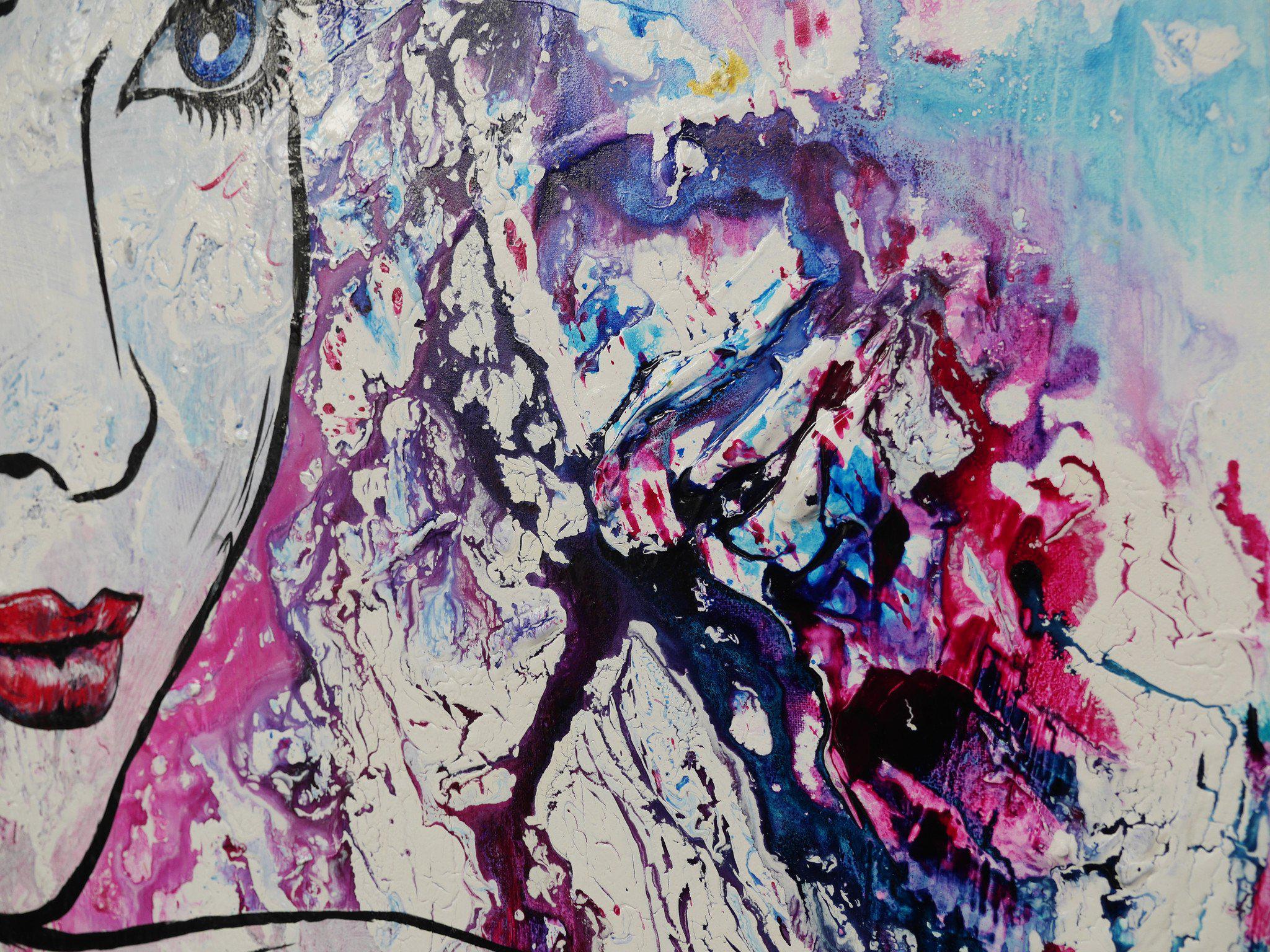 Be Inspired! Abstract Realism Beautiful Woman (SOLD)-abstract realism-[Franko]-[Artist]-[Australia]-[Painting]-Franklin Art Studio