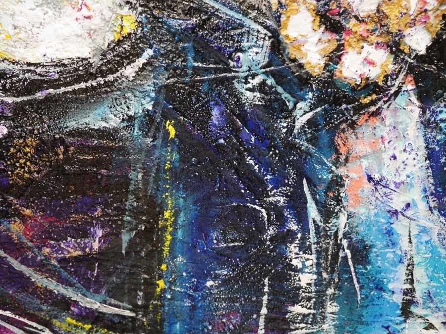 Be Inspired! Abstract Realism Billie Holiday (SOLD)-abstract realism-[Franko_Artist]-[The_Block]-[Dream_Homes]-[ideas]- [Grand_Designs]-Franklin Art Studio