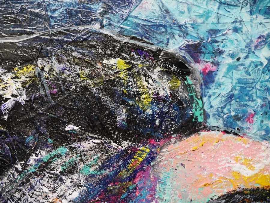Be Inspired! Abstract Realism Billie Holiday (SOLD)-abstract realism-[Franko_Artist]-[The_Block]-[Dream_Homes]-[ideas]-[Grand_Designs]-[Art_Lover]-Franklin Art Studio