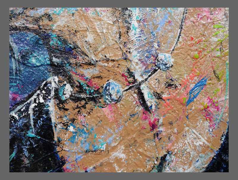 Be Inspired! Abstract Realism Britney Spears and Madonna Kiss (SOLD)-people-[Franko_Artist]-[The_Block]-[Dream_Homes]-[ideas]-[Grand_Designs]-[Art_Lover]-Franklin Art Studio