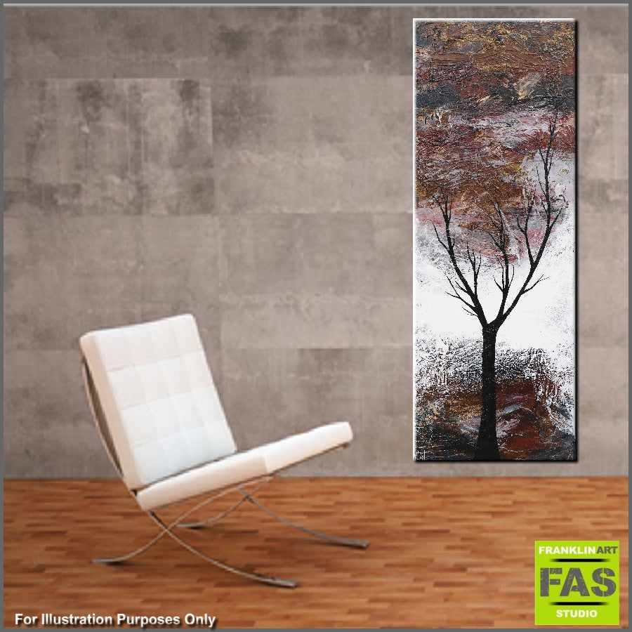 Be Inspired! Abstract Realism Brown Tree (SOLD)-abstract realism-[Franko_Artist]-[The_Block]-[Dream_Homes]-[ideas]- [Grand_Designs]-Franklin Art Studio