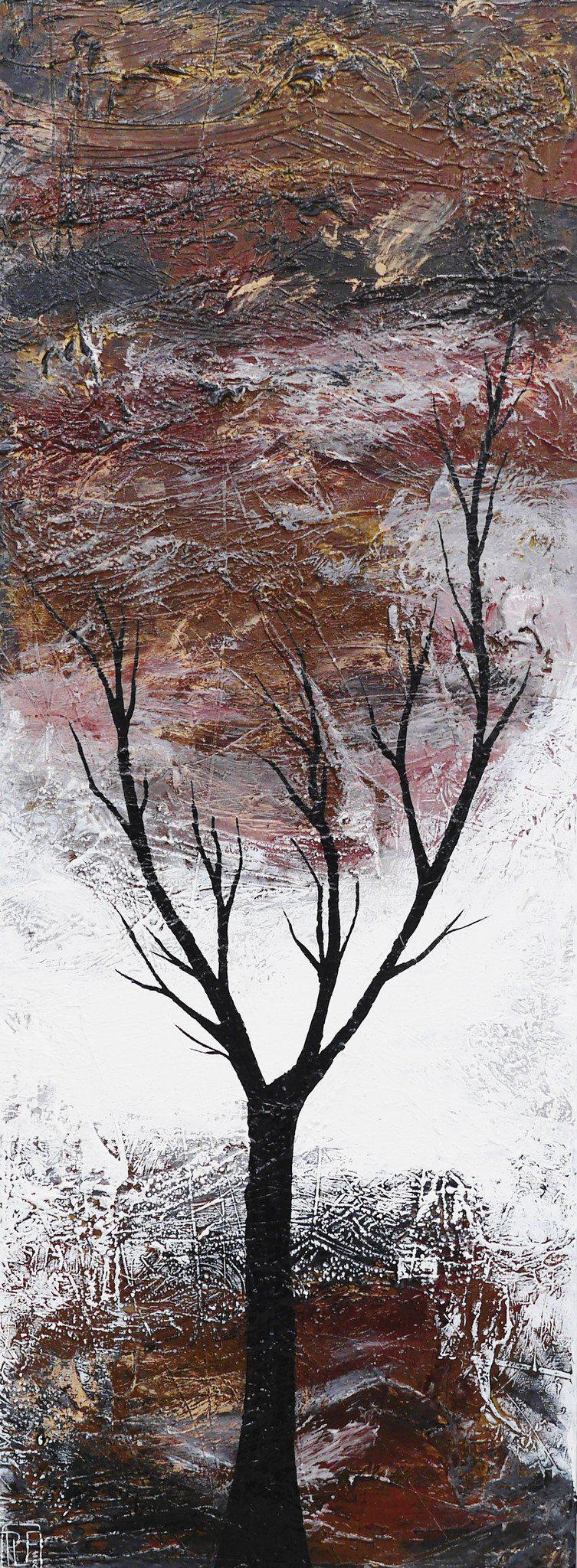 Be Inspired! Abstract Realism Brown Tree (SOLD)-abstract realism-[Franko_Artist]-[Australian_artist]-[Gold_Coast]-[Brisbane]-[modern]-[contemporary]-[original]-[Large_artwork]-Franklin Art Studio