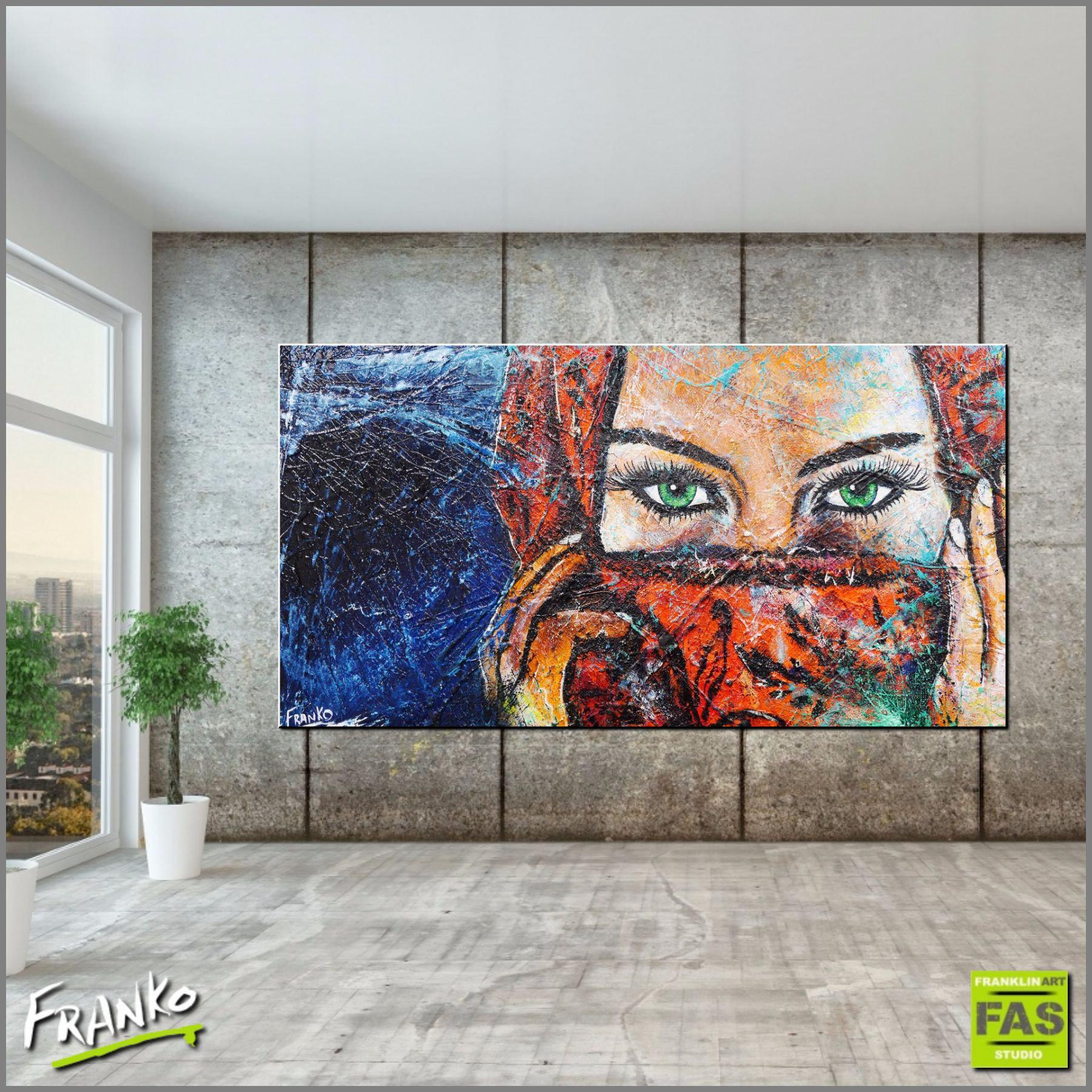 Be Inspired! Abstract Realism Green Eyes (SOLD)-abstract realism-[Franko_Artist]-[Australian_artist]-[Gold_Coast]-[Brisbane]-[modern]-[contemporary]-[original]-[Large_artwork]-[The_Block]-[Dream_Homes]-[ideas]-[Grand_Designs]-[Art_Lover]-Franklin Art Studio