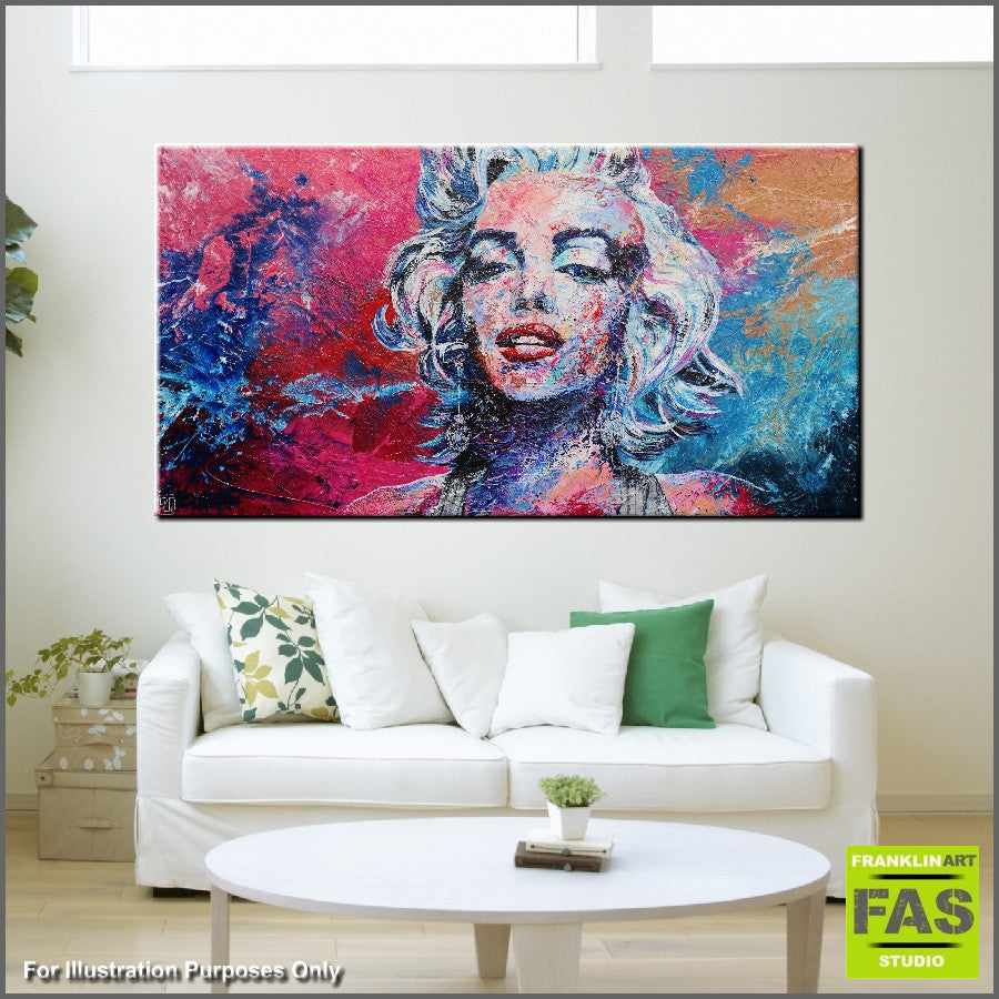 Be Inspired! Abstract Realism Marilyn Monroe (SOLD)-abstract realism-[Franko_Artist]-[The_Block]-[Dream_Homes]-[ideas]- [Grand_Designs]-Franklin Art Studio