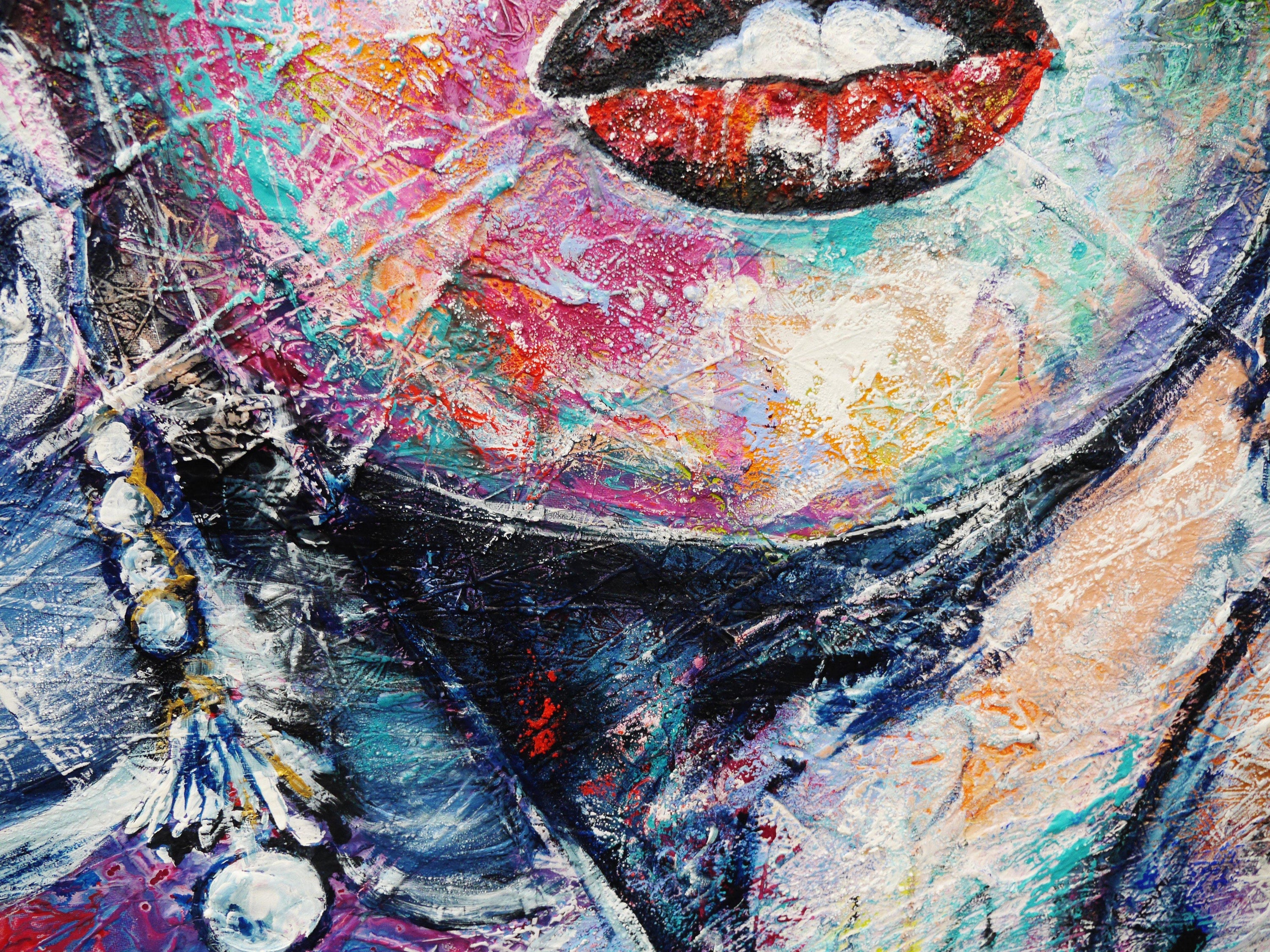 Be Inspired! Abstract Realism Marilyn Monroe (SOLD)-abstract realism-[Franko_Artist]-[The_Block]-[Dream_Homes]-[ideas]-[Grand_Designs]-[Art_Lover]-Franklin Art Studio